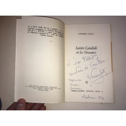 SAINTE CANDIDE ET LES OISEAUX n2480 ENVOI DEDICACE