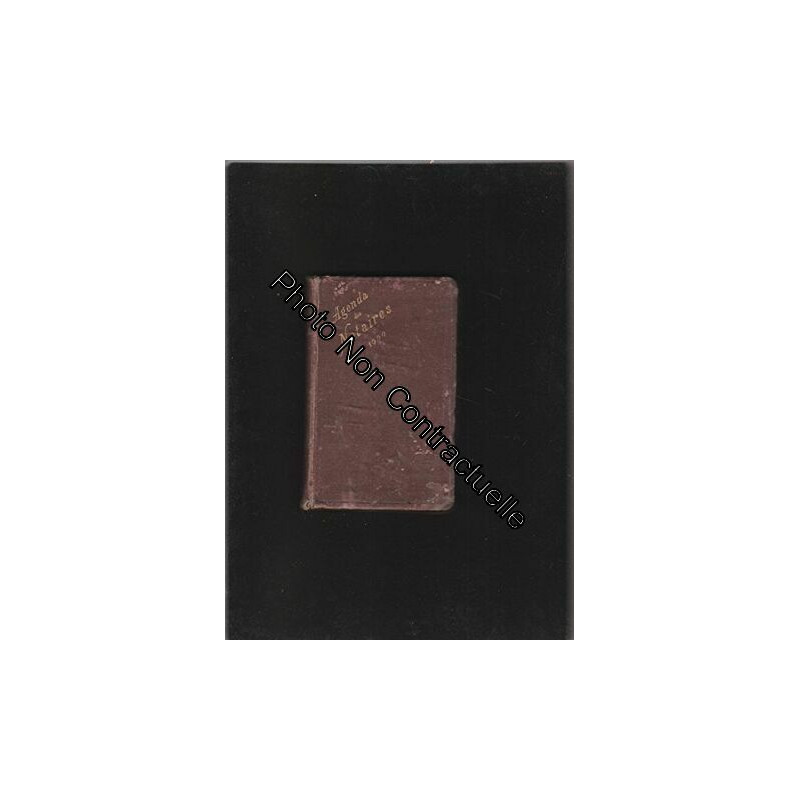 Agenda des Notaires 1900