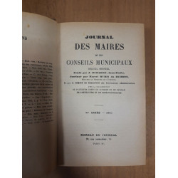 Journal des Maires et des Conseils Municipaux