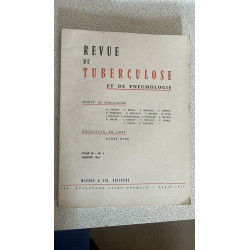 Revue de Tuberculose et de Pneumologie - Tome 28 : N° 1 - Janvier 1964