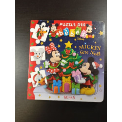 Puzzle des bébés Disney : Mickey fête Noël