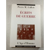 Ecrits de guerre (avec signature)