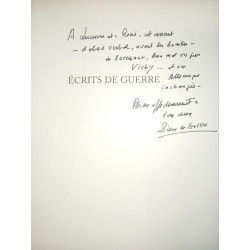 Ecrits de guerre (avec signature)