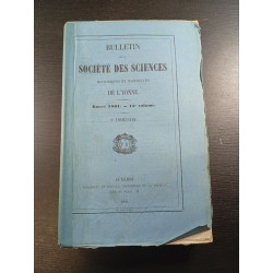 BULLETIN DE LA SOCIÉTÉ DES SCIENCES HISTORIQUES ET NATURELLES DE...