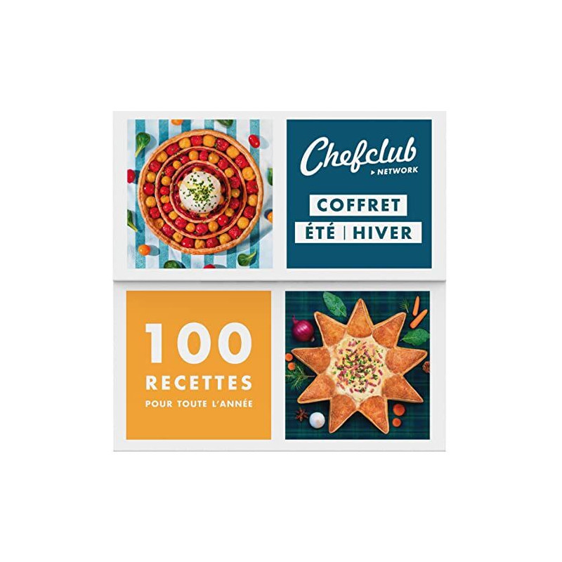 Chefclub - Coffret de deux livres de cuisine : Cuisine d'été et... Chefclub - Coffret de deux livres de cuisine : Cuisine d'été et...