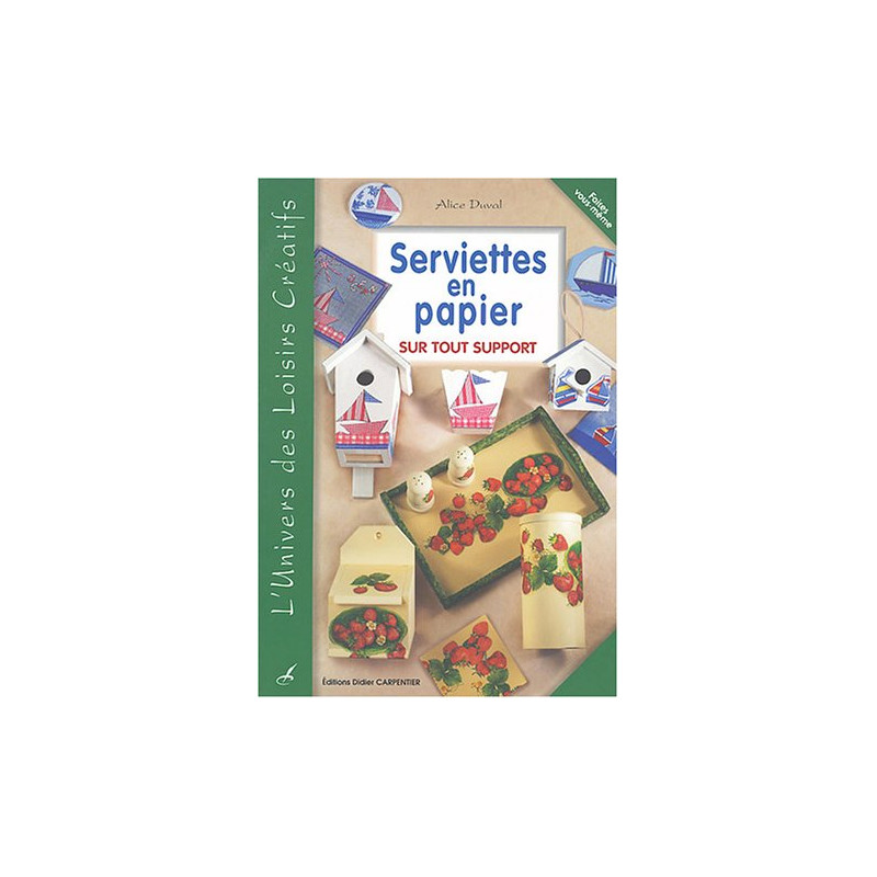 Serviettes en papier sur tout support