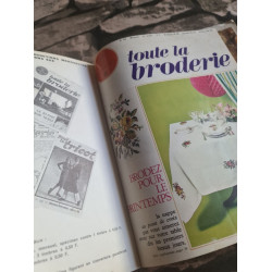 Tous les ouvrages toute la broderie / Collection reliee des n°...