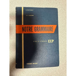 Notre grammaire fin d'études CEP