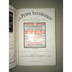 Reliure revue LA PETITE ILLUSTRATION Theatre année voir descriptif