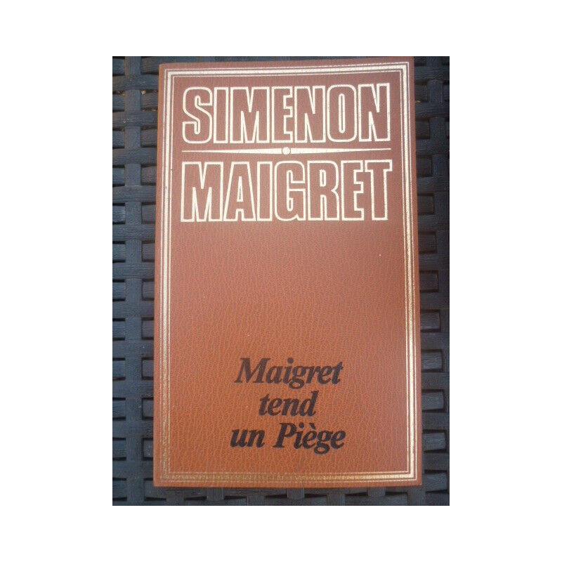 simenon MAIGRET TEND UN piege edito service 1974