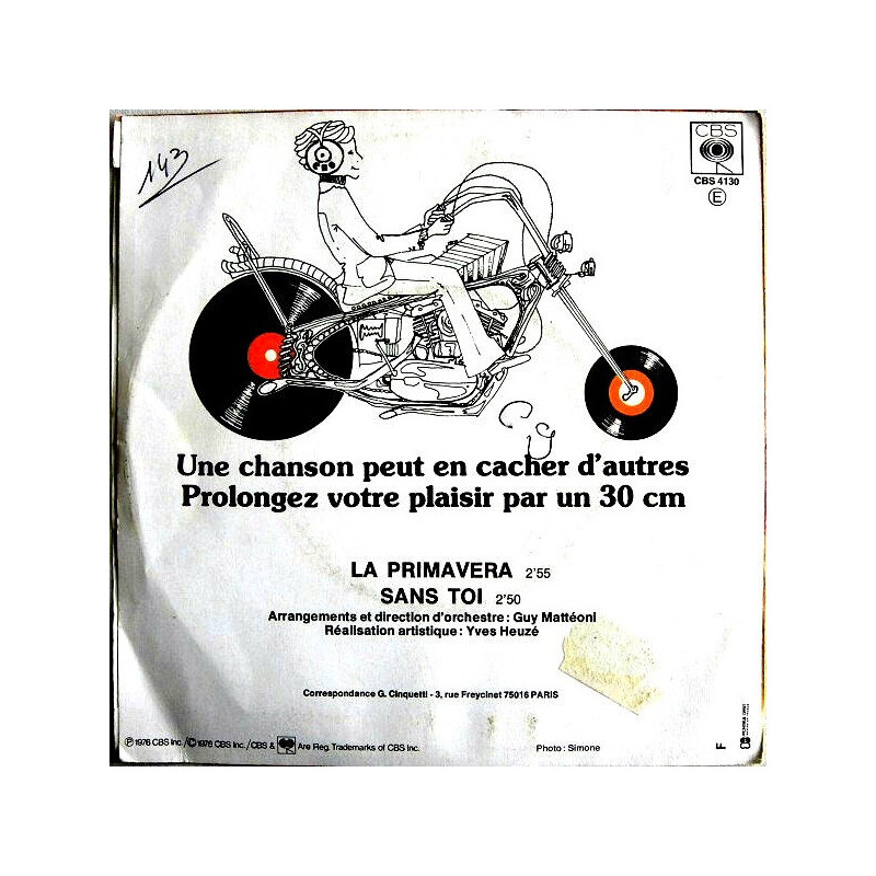 La Primavera / Sans Toi