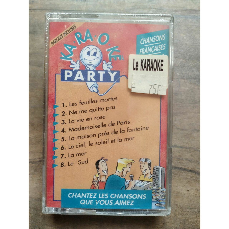 Karaoke Party Chansons françaises Cassette Audio-K7 NEUF SOUS BLISTER