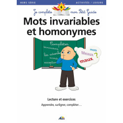 PGHS05 - Mots Invariables et Homonymes