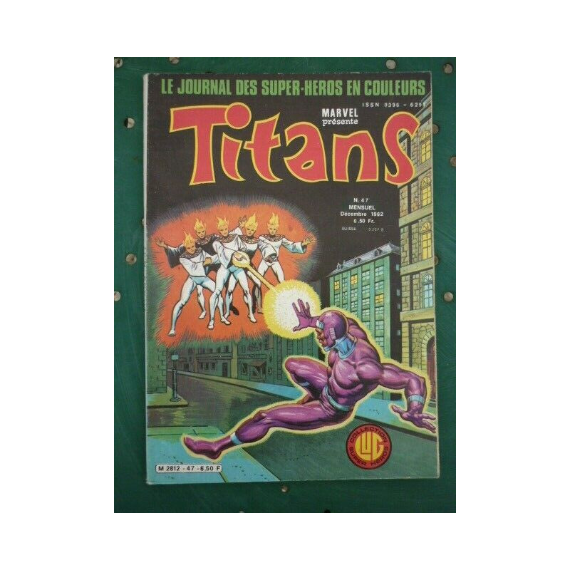 Titans n47 mensuel Editions lug Décembre 1982