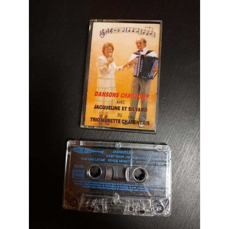 K7 Audio : Dansons Chantons avec Jacqueline et Silvano du Trio...
