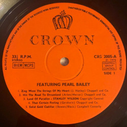 Featuring Pearl Bailey