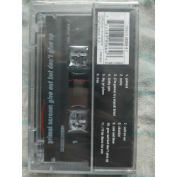 Primal Scream Give out but don't Give up Cassette Audio K7 NEUVE...