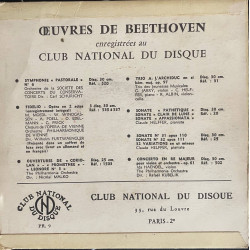 BEETHOVEN Sonate en mi majeur nº 1 opus 14