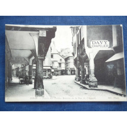 CPA Dinan Piliers des vieilles Maisons de la Rue de...