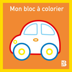 Mini bloc à colorier (voiture) 1 (Mini Bloc à colorier 1)