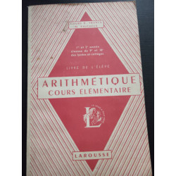 ARITHMETIQUE - cours élémentaire