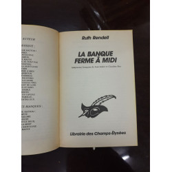 La banque ferme a midi
