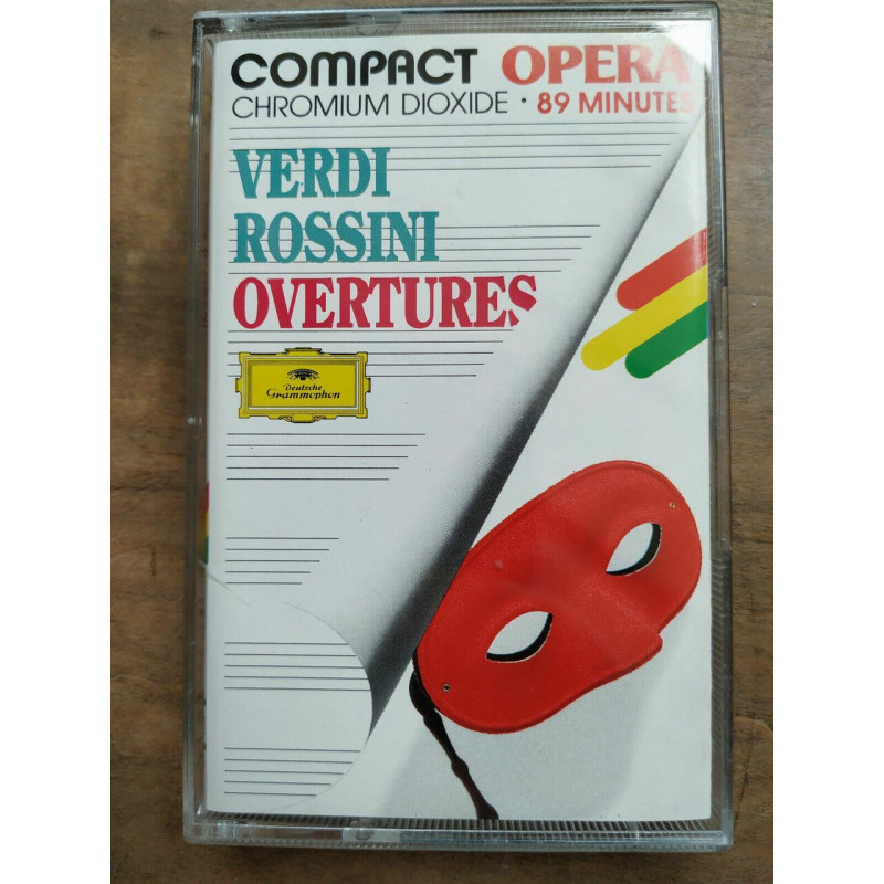 Verdi Rossini Overtures Cassette Audio-K7