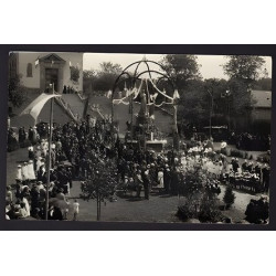 Carte photo SEPPOIS-LE-BAS 68 Cérémonie devant Eglise Saint...