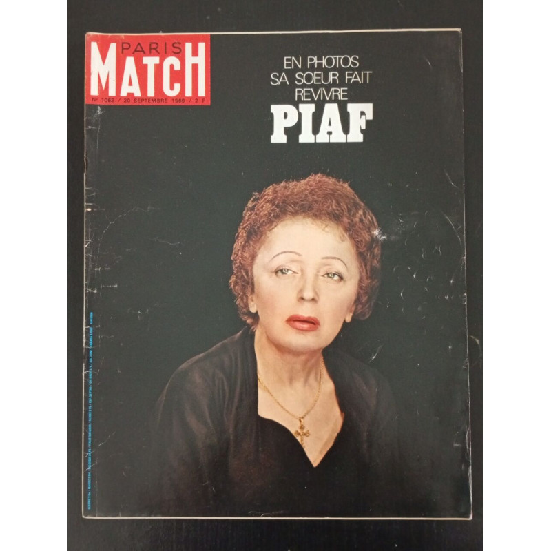 Paris Match N.1063 - Septembre 1969
