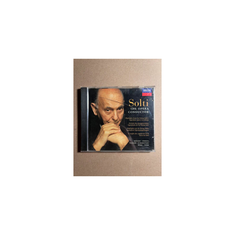 Solti the Opera conductor CD Decca