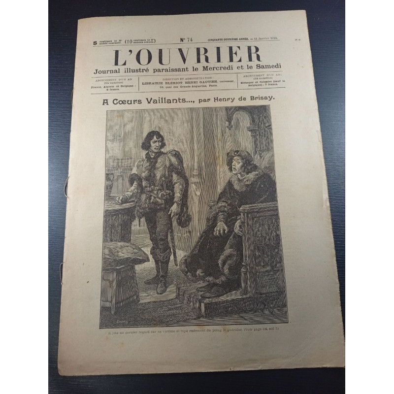 L'ouvrier n°74 - 1913