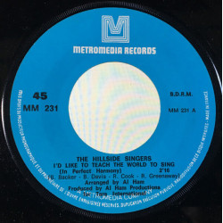 I'd Like To Teach The World To Sing (In Perfect Harmony) / I...