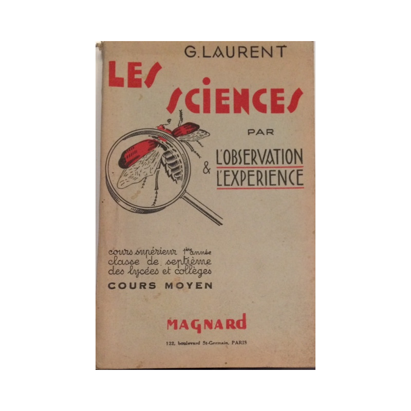 LES SCIENCES PAR L'OBSERVATION et L'EXPERIENCE - COURS MOYEN