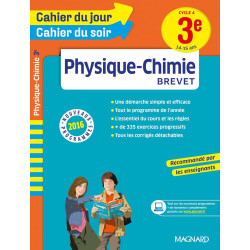 Cahier du jour/Cahier du soir Physique-Chimie 3e: 14-15 ans