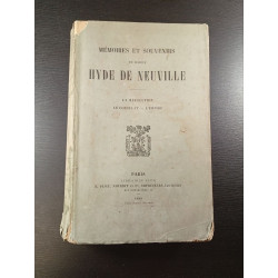 Mémoires et souvenirs de Hyde de Neuville