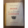 Propos de O. L. Barenton : CONFISEUR