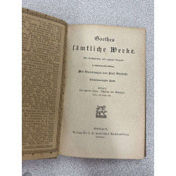 Goethes Sämtliche Werke : Neu durchgesehene und ergänzte Ausgabe...