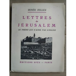 Renée Zeller Lettres de Jérusalem
