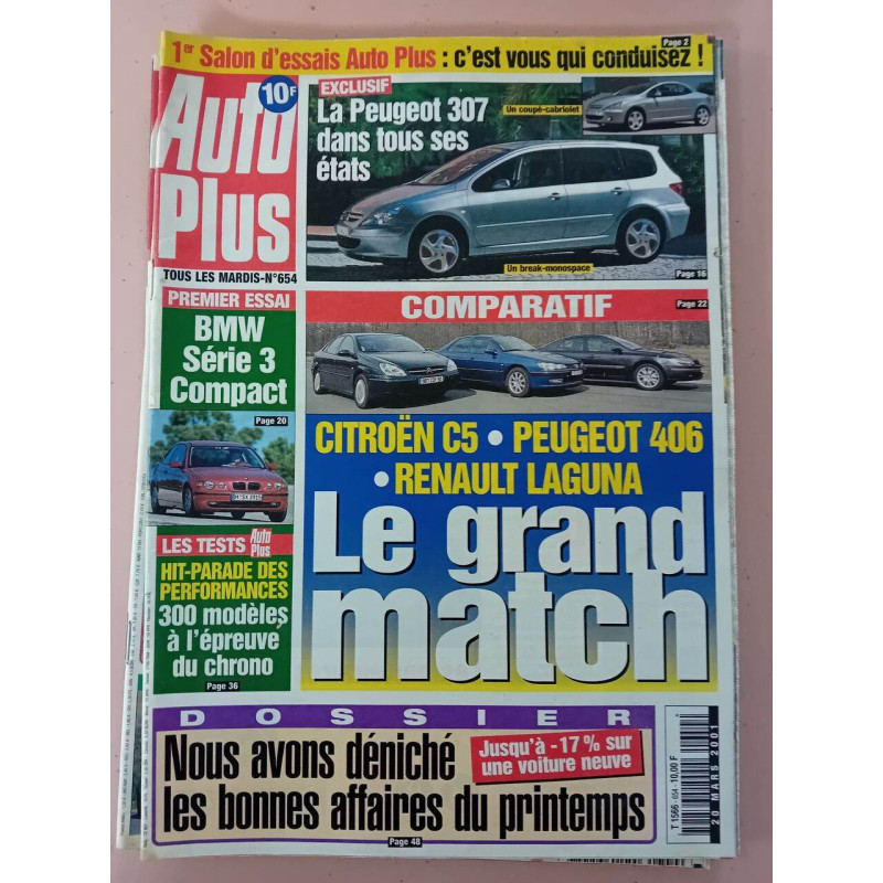 Revue Auto Plus N° 654