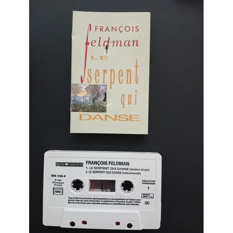 K7 Audio : François Feldman - Le Serpent qui Danse