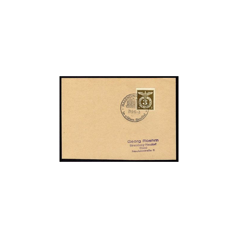 Allemagne n 762 Yv. cachet WW2 HAGENDINGEN Mi. 830