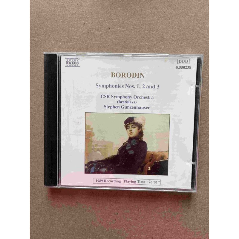 Borodin: Symphonies nos 1 2 and 3 - Gunzenhauser/ CD