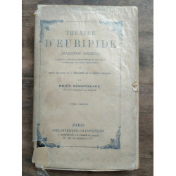 Théâtre d'euripide Tome 2 Charpentier