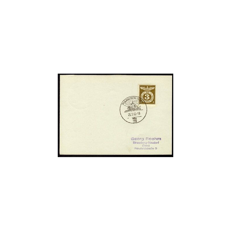 Allemagne n 762 Yv. cachet WW2 MARKIRCH Mi. 830