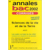Annales du bac 2002 série S : Science de la vie et de la terre...