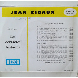 Les Dernières Histoires De Jean Rigaux