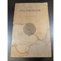 Revue Anglo-Romaine Tome 1