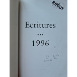 Ecritures 1996