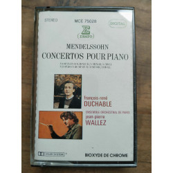 Mendelssohn Concerto Pour Piano - Duchable Wallez Cassette Audio-K7