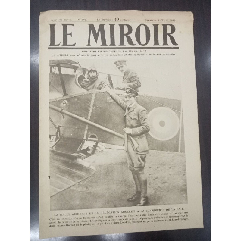 Le Miroir N° 271 - 1919